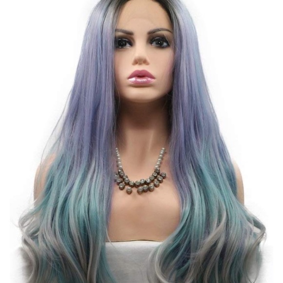 ? UNICORN COLLECTION 24” Ombré pastel lace-front main image 4